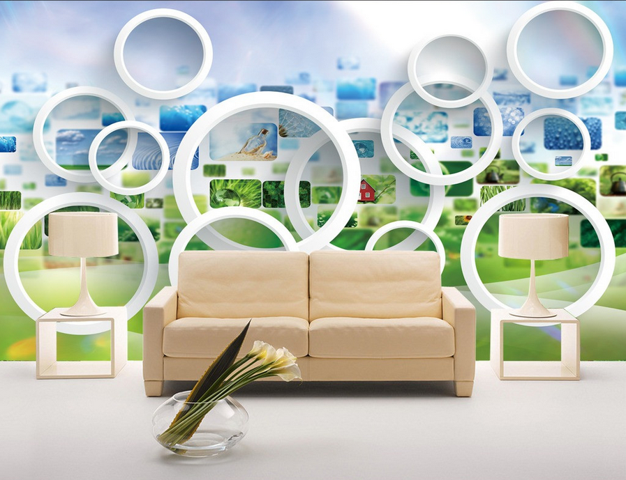 Frames And Circles Wallpaper AJ Wallpaper 