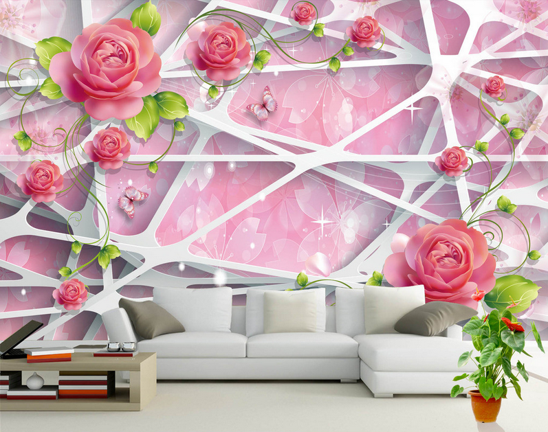 Fashionable Blossoms Wallpaper AJ Wallpaper 