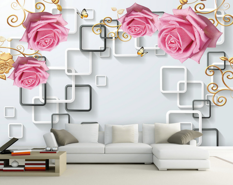 Roses And Butterflies Wallpaper AJ Wallpaper 
