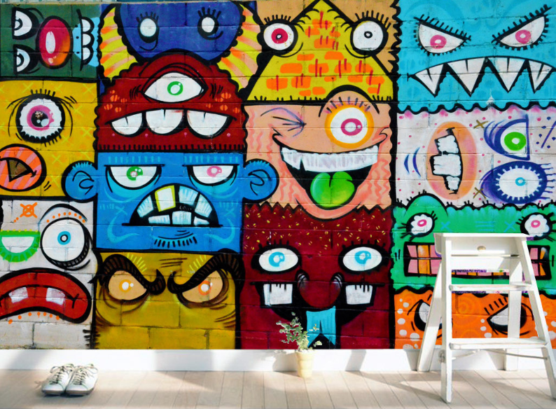 3D Cartoon Square 171 Wallpaper AJ Wallpaper 