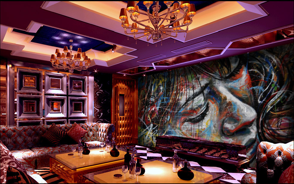 Colorful Face Wallpaper AJ Wallpaper 2 