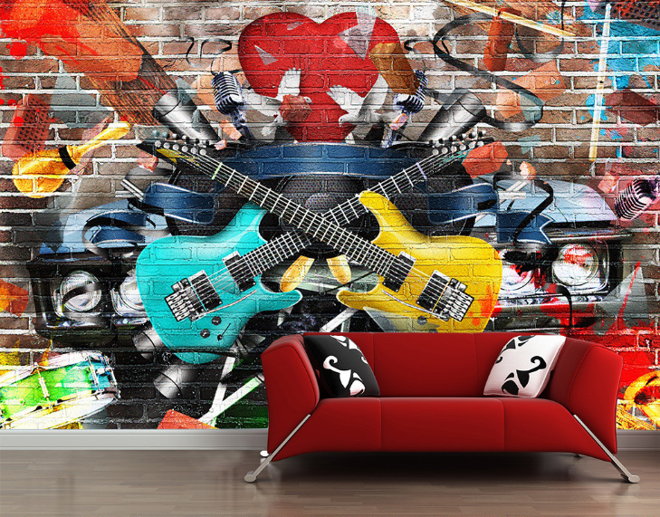 3D Guitar Sound 042 Wallpaper AJ Wallpaper 