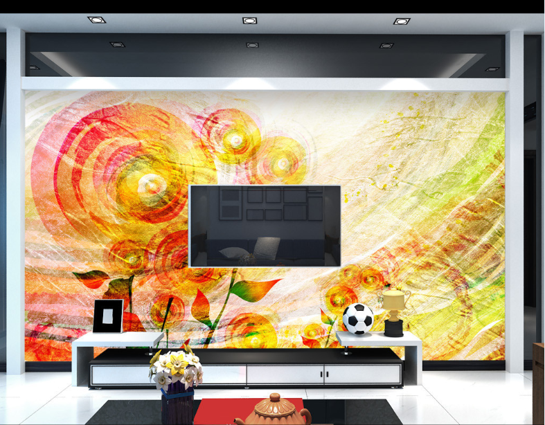 Graffiti Flowers Wallpaper AJ Wallpaper 