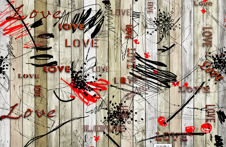 Romantic Graffiti Love Wallpaper AJ Wallpaper 2 