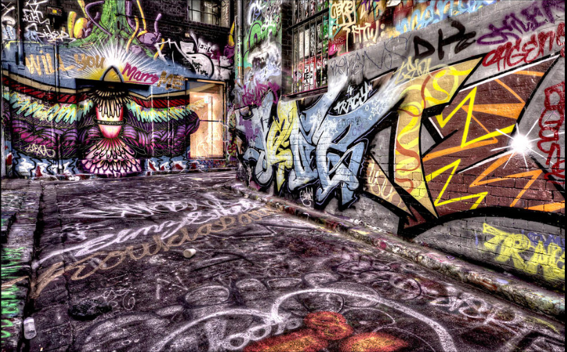 Graffiti Space Wallpaper AJ Wallpaper 2 
