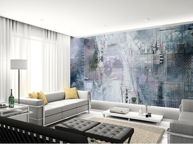 Hazy Graffiti Wallpaper AJ Wallpaper 