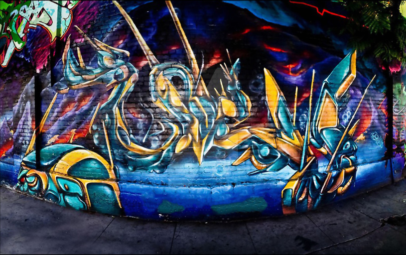 Brick Wall Graffiti Wallpaper AJ Wallpaper 