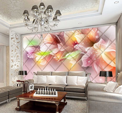 3D Apricot Peach 536 Wallpaper AJ Wallpaper 