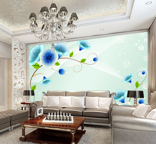 3D Morning Glory 513 Wallpaper AJ Wallpaper 