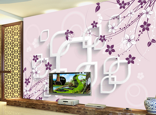 3D Flower Rhyme 403 Wallpaper AJ Wallpaper 