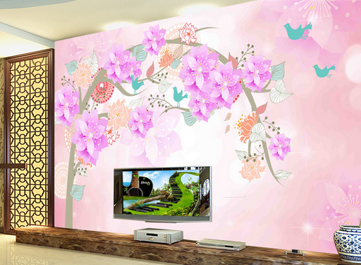 3D Colorful Flower Stars 353 Wallpaper AJ Wallpaper 