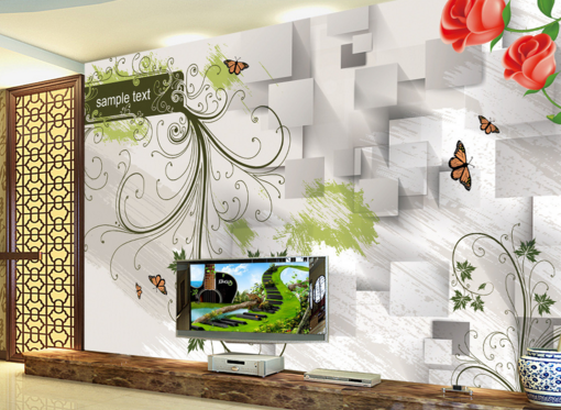 3D Shadow Butterfly 164 Wallpaper AJ Wallpaper 