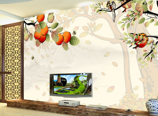 3D Tree Fruit 143 Wallpaper AJ Wallpaper 