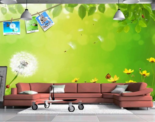 3D Dandelion Photo 073 Wallpaper AJ Wallpaper 