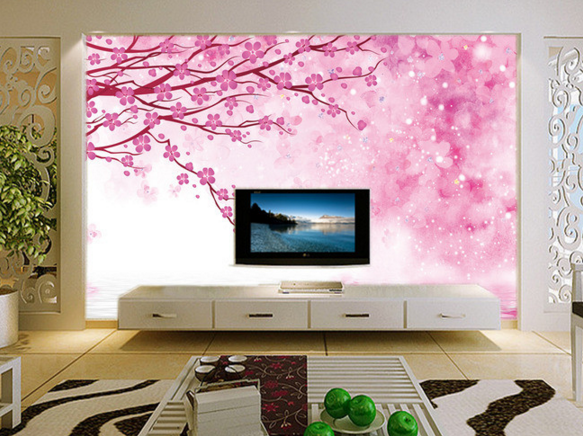 3D Flower Reflection 064 Wallpaper AJ Wallpaper 