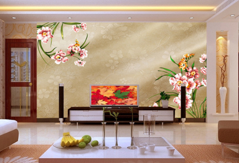 3D Pattern Flower 062 Wallpaper AJ Wallpaper 