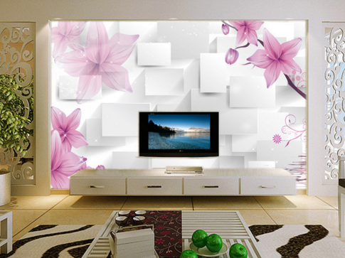 3D Transparent Flower 041 Wallpaper AJ Wallpaper 