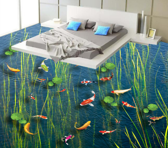 3D Seaweed 021 Floor Mural Wallpaper AJ Wallpaper 2 
