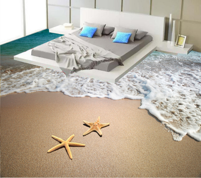 3D Sandy Beach 204 Floor Mural Wallpaper AJ Wallpaper 2 