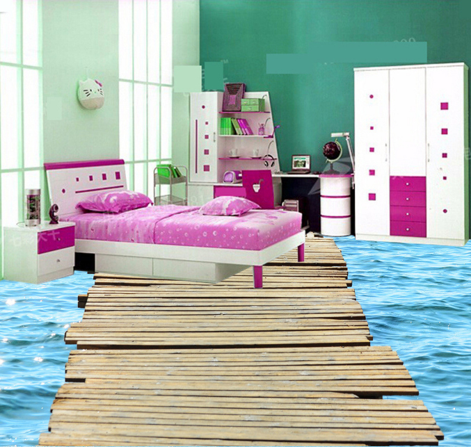 3D Seaside 182 Floor Mural Wallpaper AJ Wallpaper 2 