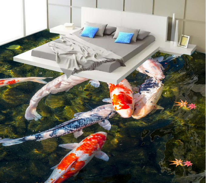 3D Big Fish 142 Floor Mural Wallpaper AJ Wallpaper 2 