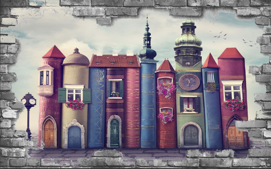 3D Tall Buildings And Bricks Wallpaper AJ Wallpaper 