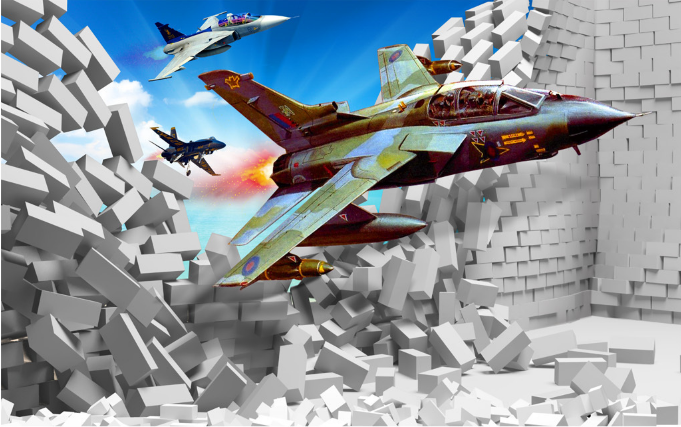 3D Flying Fighters Wallpaper AJ Wallpaper 