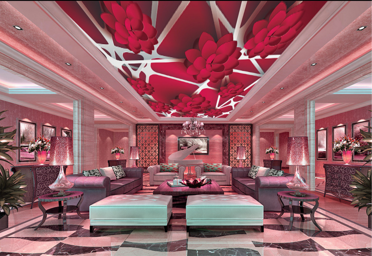 Big Red Flower 049 Wallpaper AJ Wallpaper 