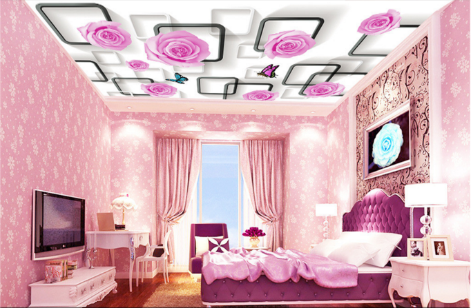 White Square Flower 035 Wallpaper AJ Wallpaper 