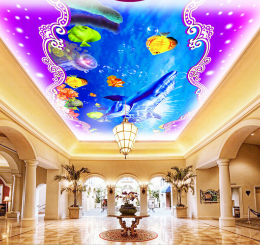 Jellyfish Dolphin 307 Wallpaper AJ Wallpaper 