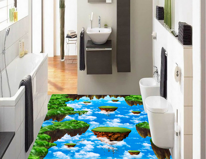 3D Vacant 160 Floor Mural Wallpaper AJ Wallpaper 2 