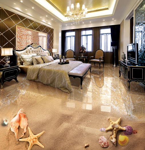 3D Red Butterfly 127 Floor Mural Wallpaper AJ Wallpaper 2 