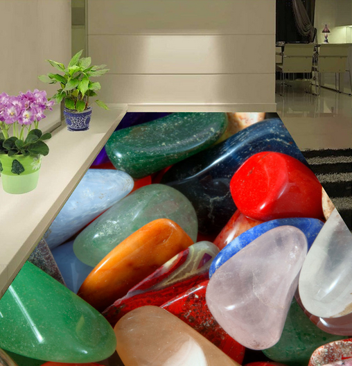 3D Crystal Clear Stone 149 Floor Mural Wallpaper AJ Wallpaper 2 