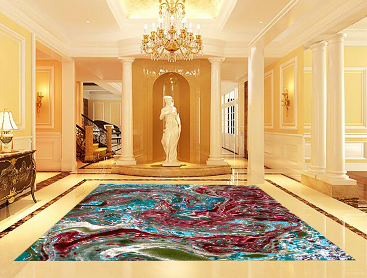 3D Abstract Red 228 Floor Mural Wallpaper AJ Wallpaper 2 