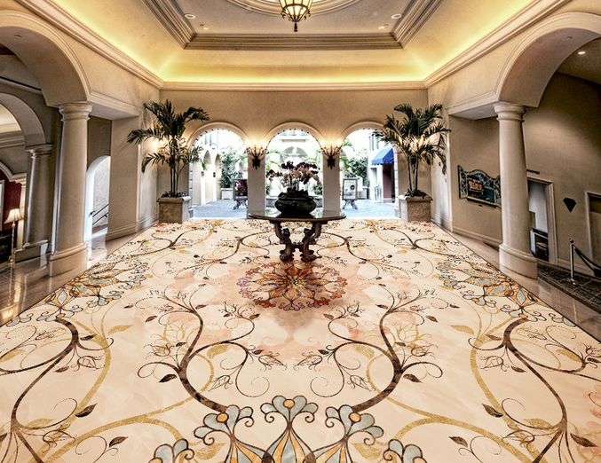 3D Beautiful Flower 214 Floor Mural Wallpaper AJ Wallpaper 2 