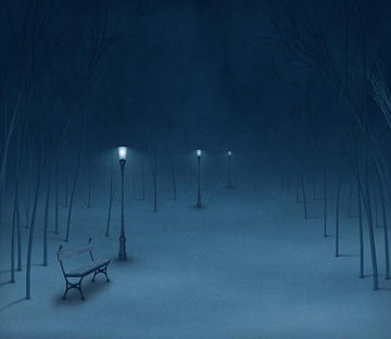 Snowy Night Lights 74 Wallpaper AJ Wallpaper 1 