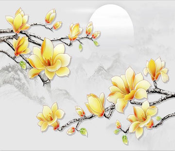 Yellow Blossoming Flower 767 Wallpaper AJ Wallpaper 1 
