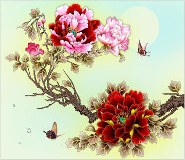 Red And Purple Peony 831 Wallpaper AJ Wallpaper 1 