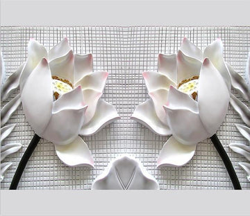 Carved white lotus 22 Wallpaper AJ Wallpaper 1 
