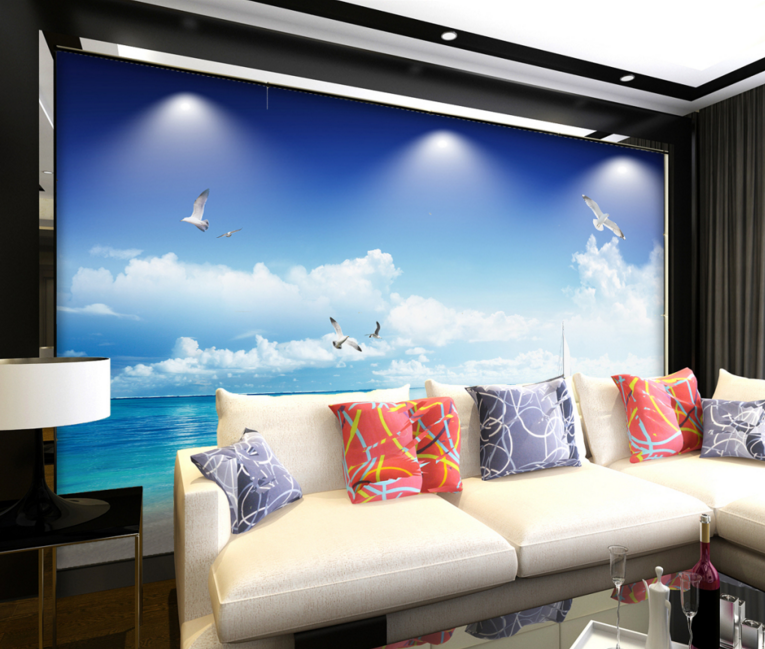 3D Happy Seagull 241 Wallpaper AJ Wallpaper 