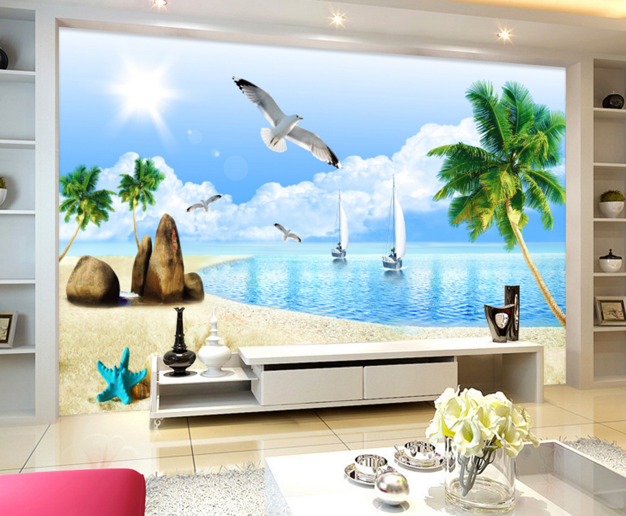 3D Seagull ship 219 Wallpaper AJ Wallpaper 