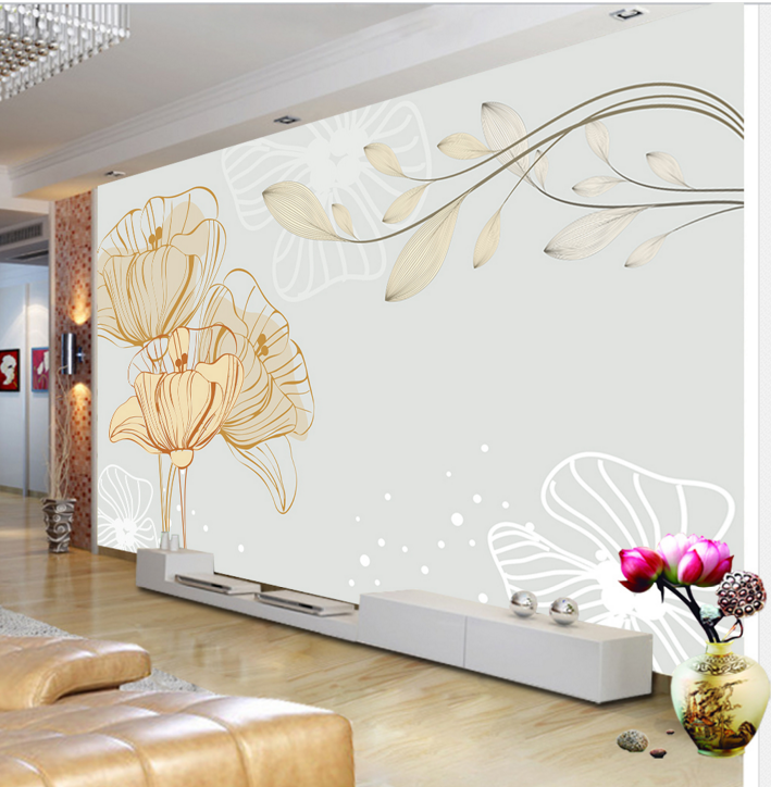 3D Flower Line 165 Wallpaper AJ Wallpaper 