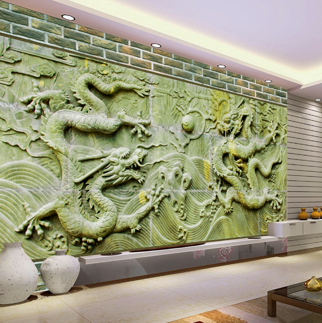 3D Green Dragon 138 Wallpaper AJ Wallpaper 