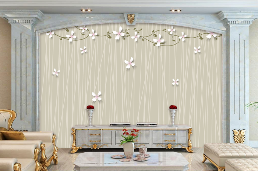 3D Splicing Petals 099 Wallpaper AJ Wallpaper 