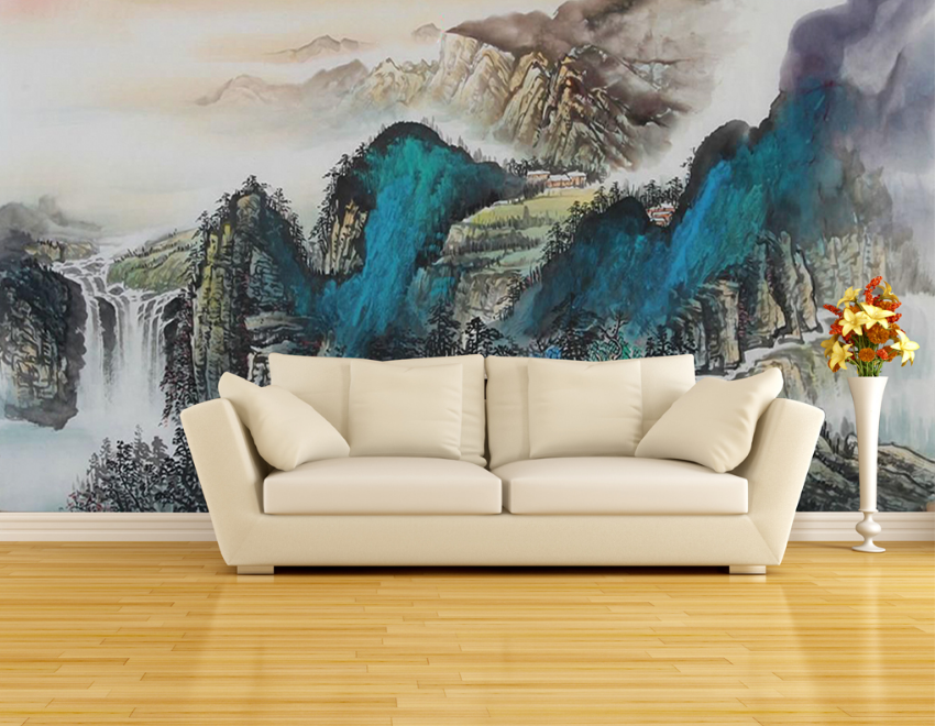 3D Landscape Painting 073 Wallpaper AJ Wallpaper 