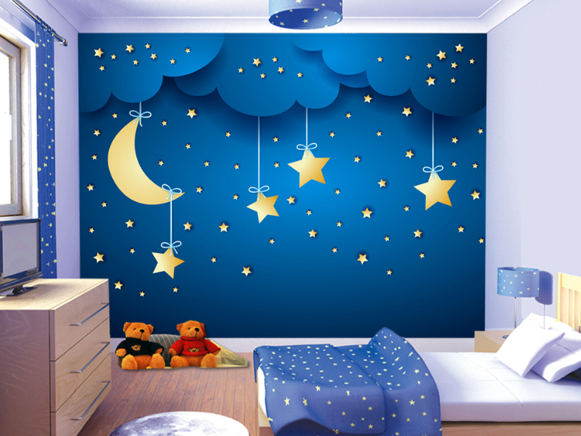 3D Meniscus Stars 015 Wallpaper AJ Wallpaper 