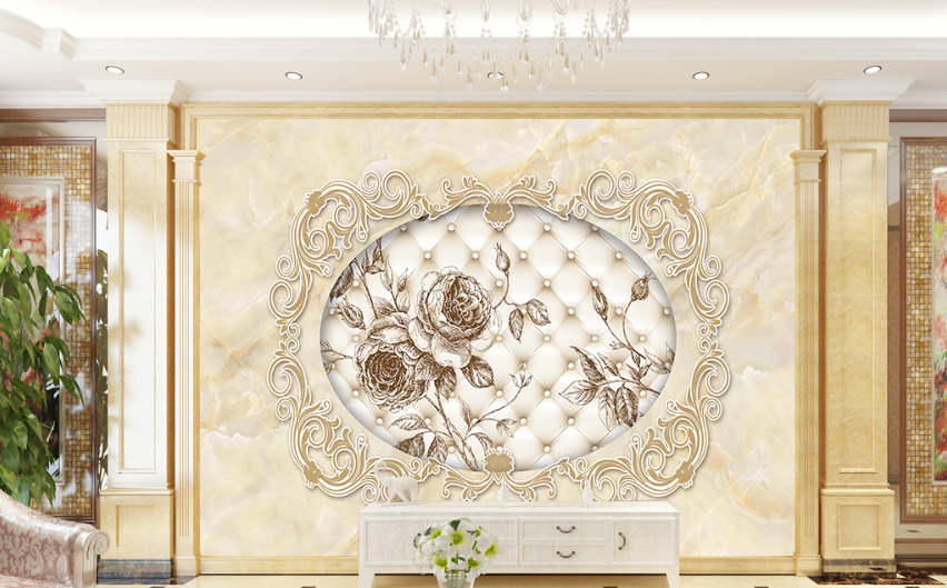 3D Sketch Flower 566 Wallpaper AJ Wallpaper 