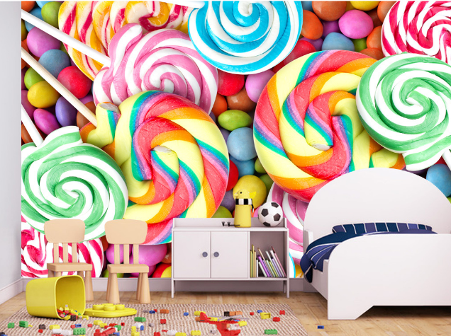 3D Lollipop Color 482 Wallpaper AJ Wallpaper 