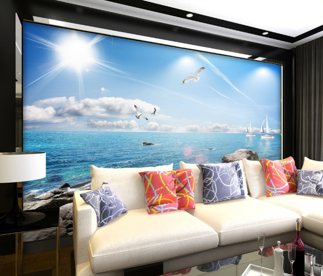 3D Seagull Ship 478 Wallpaper AJ Wallpaper 