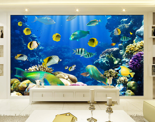 3D Fish School 415 Wallpaper AJ Wallpaper 